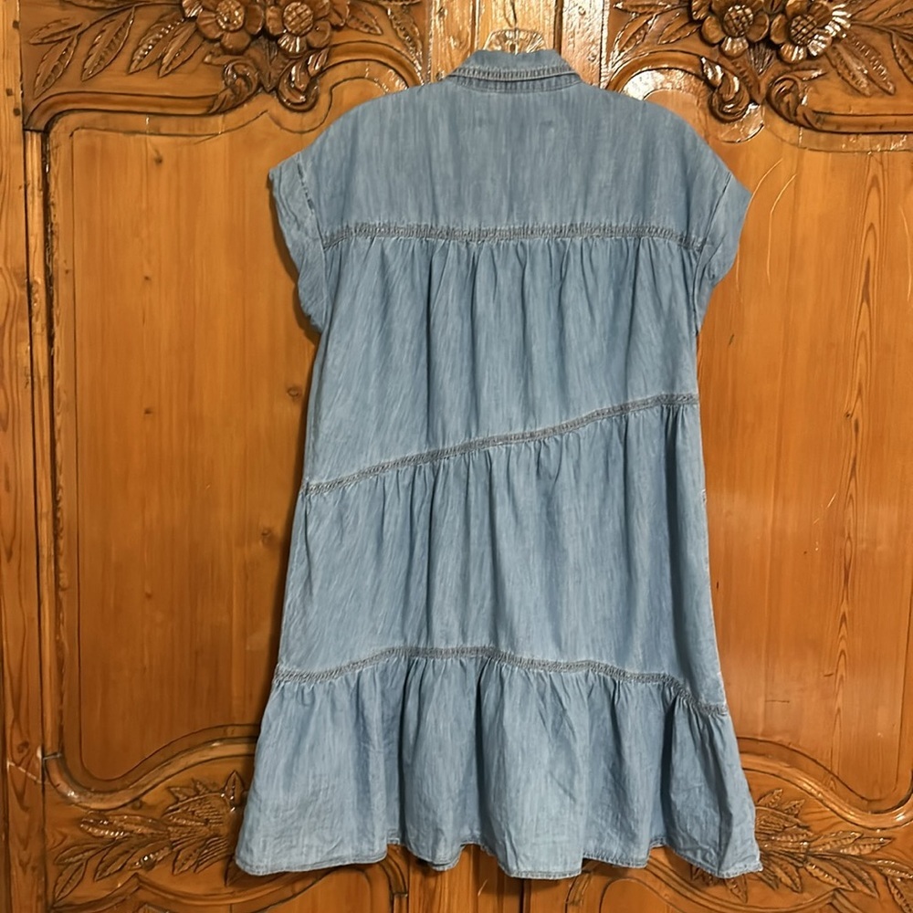 Veronica Beard Jeans Harrow Blue Dress - Picture 5 of 8